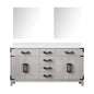 Laurel 60 in W x 22 in D White Oak Double Bath Vanity