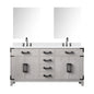 Laurel 60 in W x 22 in D White Oak Double Bath Vanity
