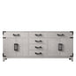 Laurel 72 in W x 22 in D White Oak Double Bath Vanity