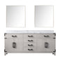 Laurel 72 in W x 22 in D White Oak Double Bath Vanity