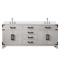 Laurel 72 in W x 22 in D White Oak Double Bath Vanity