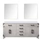 Laurel 72 in W x 22 in D White Oak Double Bath Vanity