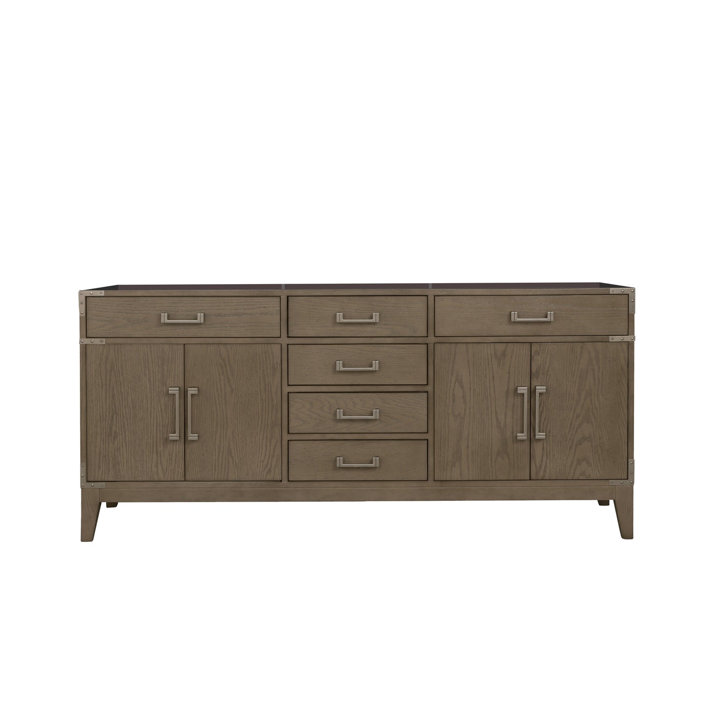 Laurel 72 in W x 22 in D Grey Oak Double Bath Vanity
