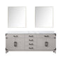 Laurel 80 in W x 22 in D White Oak Double Bath Vanity