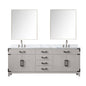 Laurel 80 in W x 22 in D White Oak Double Bath Vanity
