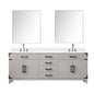 Laurel 80 in W x 22 in D White Oak Double Bath Vanity