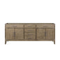 Laurel 80 in W x 22 in D Grey Oak Double Bath Vanity