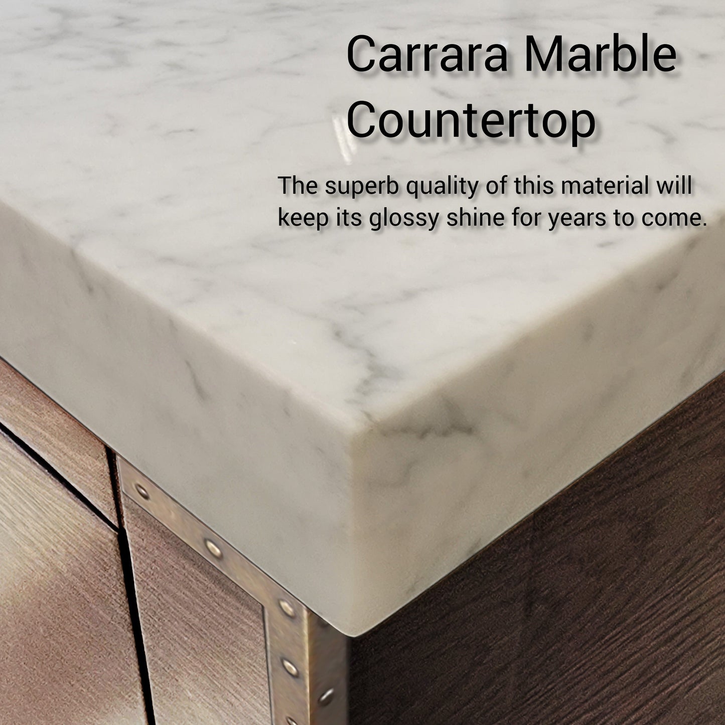 Laurel 80 in W x 22 in D Grey Oak Double Bath Vanity