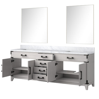 Laurel 84 in W x 22 in D White Oak Double Bath Vanity