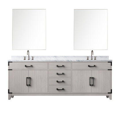 Laurel 84 in W x 22 in D White Oak Double Bath Vanity