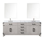 Laurel 84 in W x 22 in D White Oak Double Bath Vanity