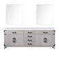 Laurel 84 in W x 22 in D White Oak Double Bath Vanity