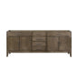 Laurel 84 in W x 22 in D Grey Oak Double Bath Vanity