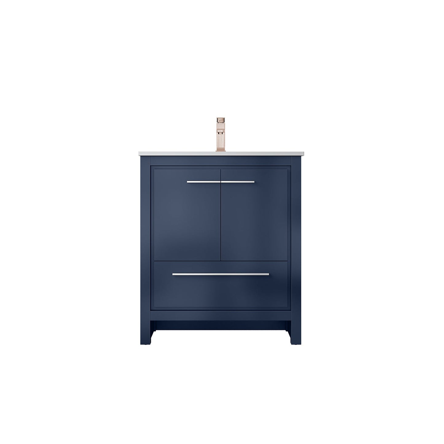 Lafarre 30 in W x 20 in D Navy Blue Bath Vanity