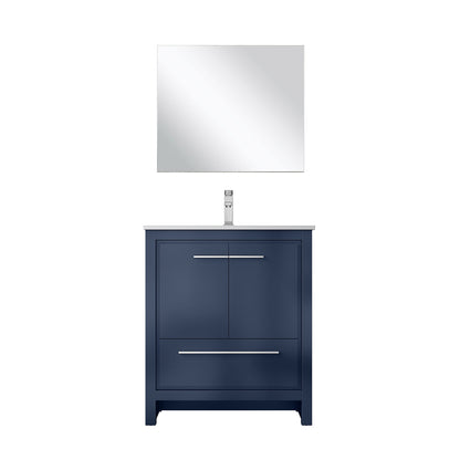 Lafarre 30 in W x 20 in D Navy Blue Bath Vanity