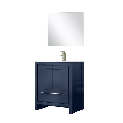 Lafarre 30 in W x 20 in D Navy Blue Bath Vanity