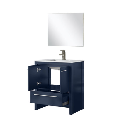 Lafarre 30 in W x 20 in D Navy Blue Bath Vanity