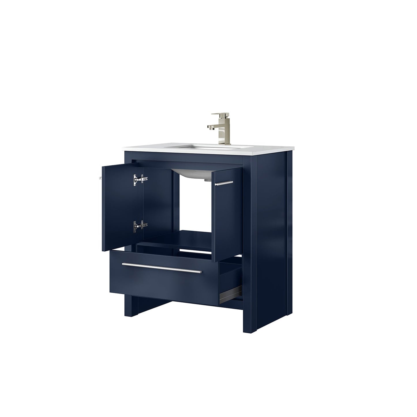 Lafarre 30 in W x 20 in D Navy Blue Bath Vanity