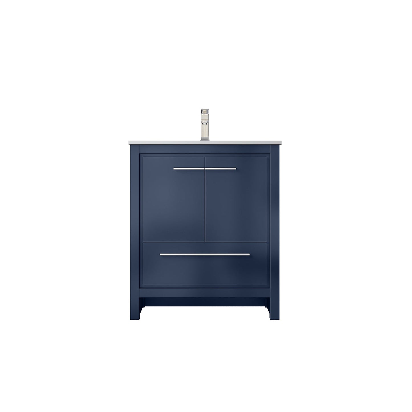 Lafarre 30 in W x 20 in D Navy Blue Bath Vanity
