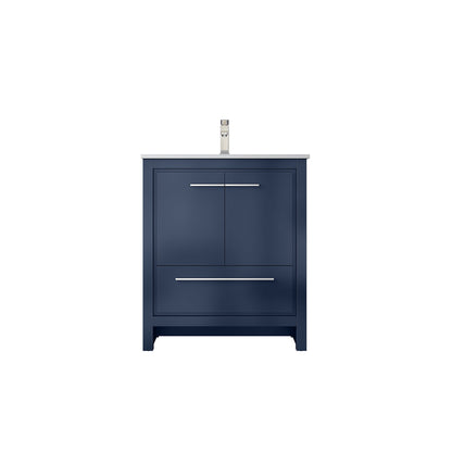 Lafarre 30 in W x 20 in D Navy Blue Bath Vanity