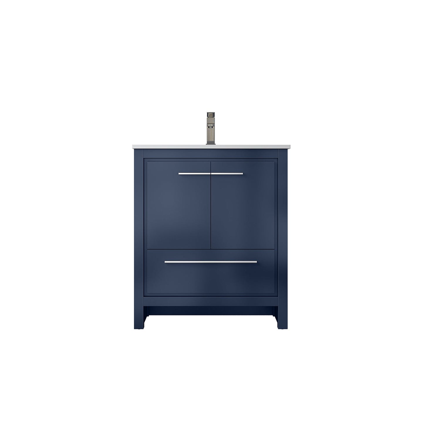 Lafarre 30 in W x 20 in D Navy Blue Bath Vanity