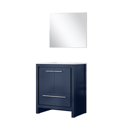 Lafarre 30 in W x 20 in D Navy Blue Bath Vanity