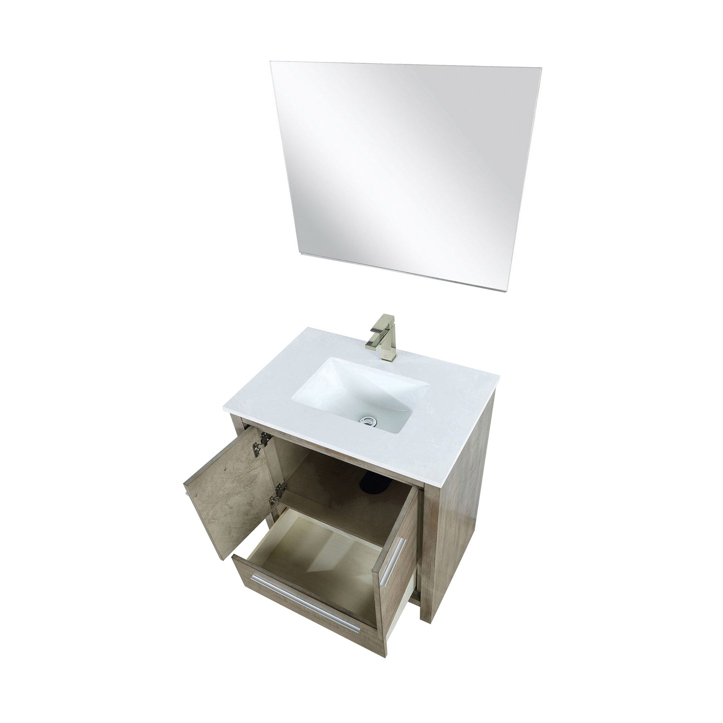 Lafarre 30 in W x 20 in D Rustic Acacia Bath Vanity