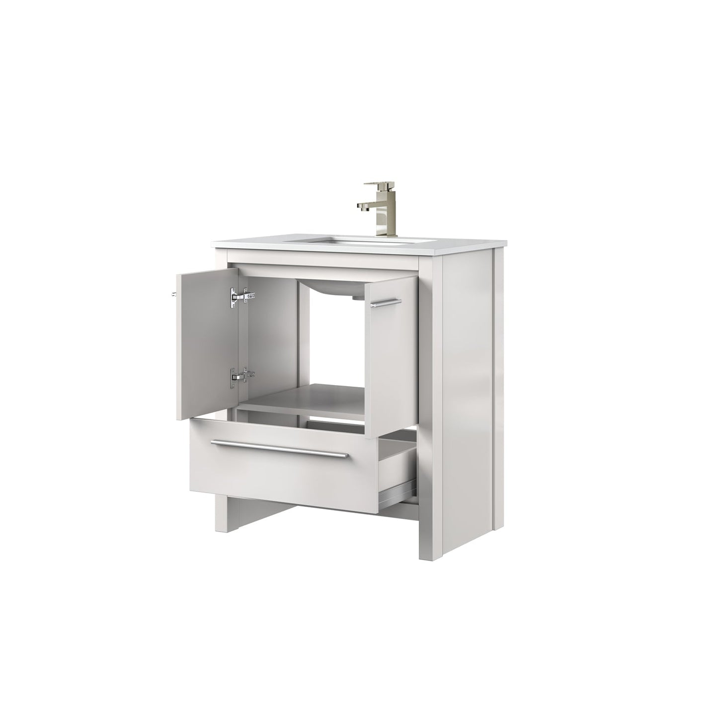 Lafarre 30 in W x 20 in D White Bath Vanity