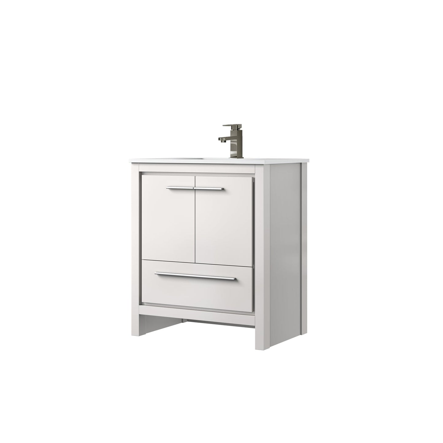 Lafarre 30 in W x 20 in D White Bath Vanity