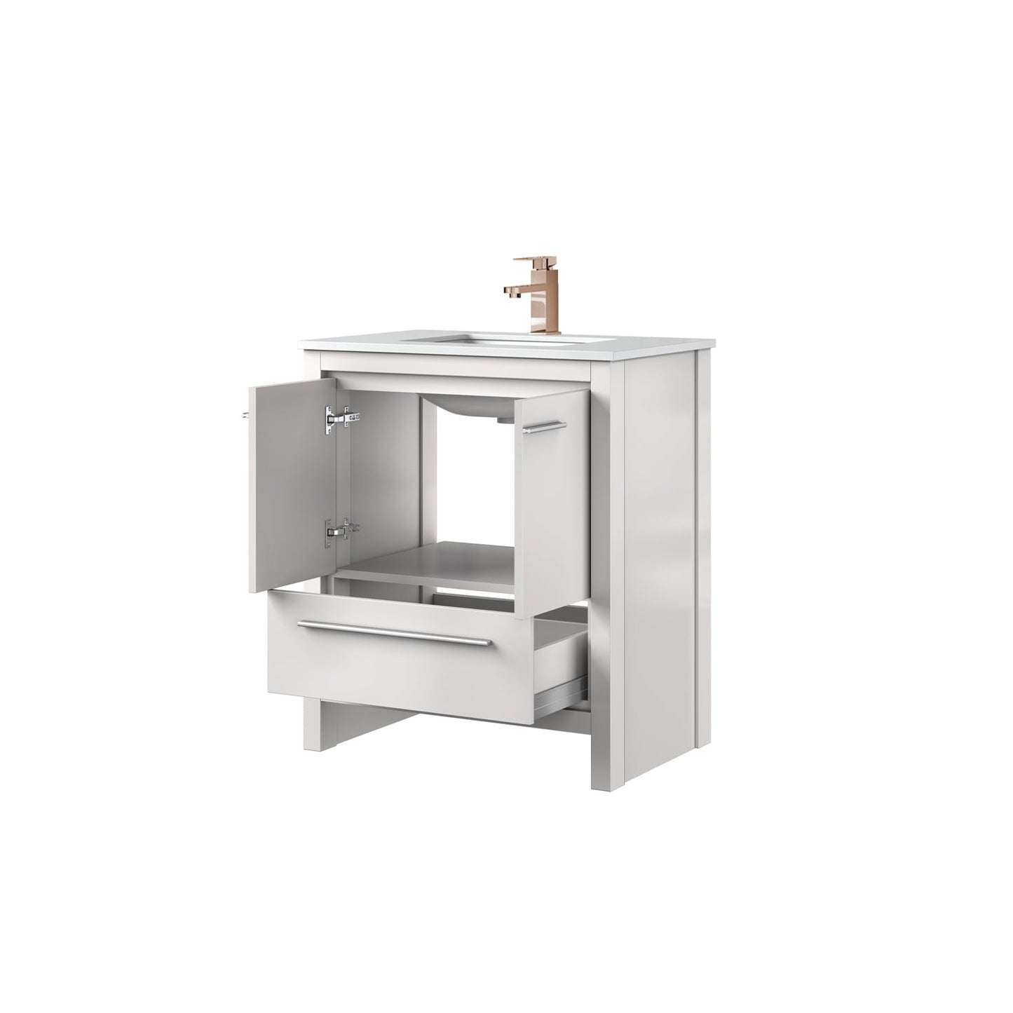 Lafarre 30 in W x 20 in D White Bath Vanity