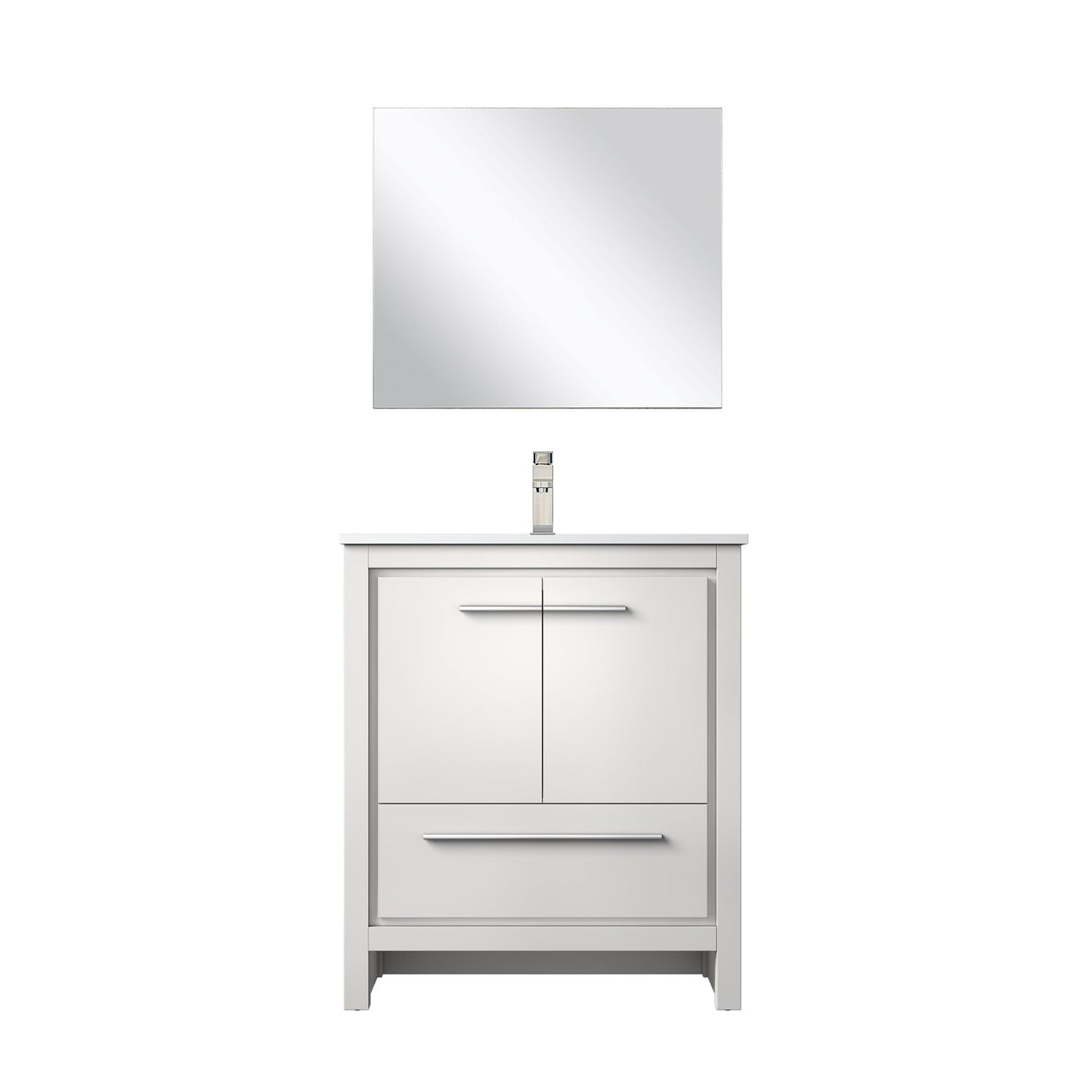 Lafarre 30 in W x 20 in D White Bath Vanity