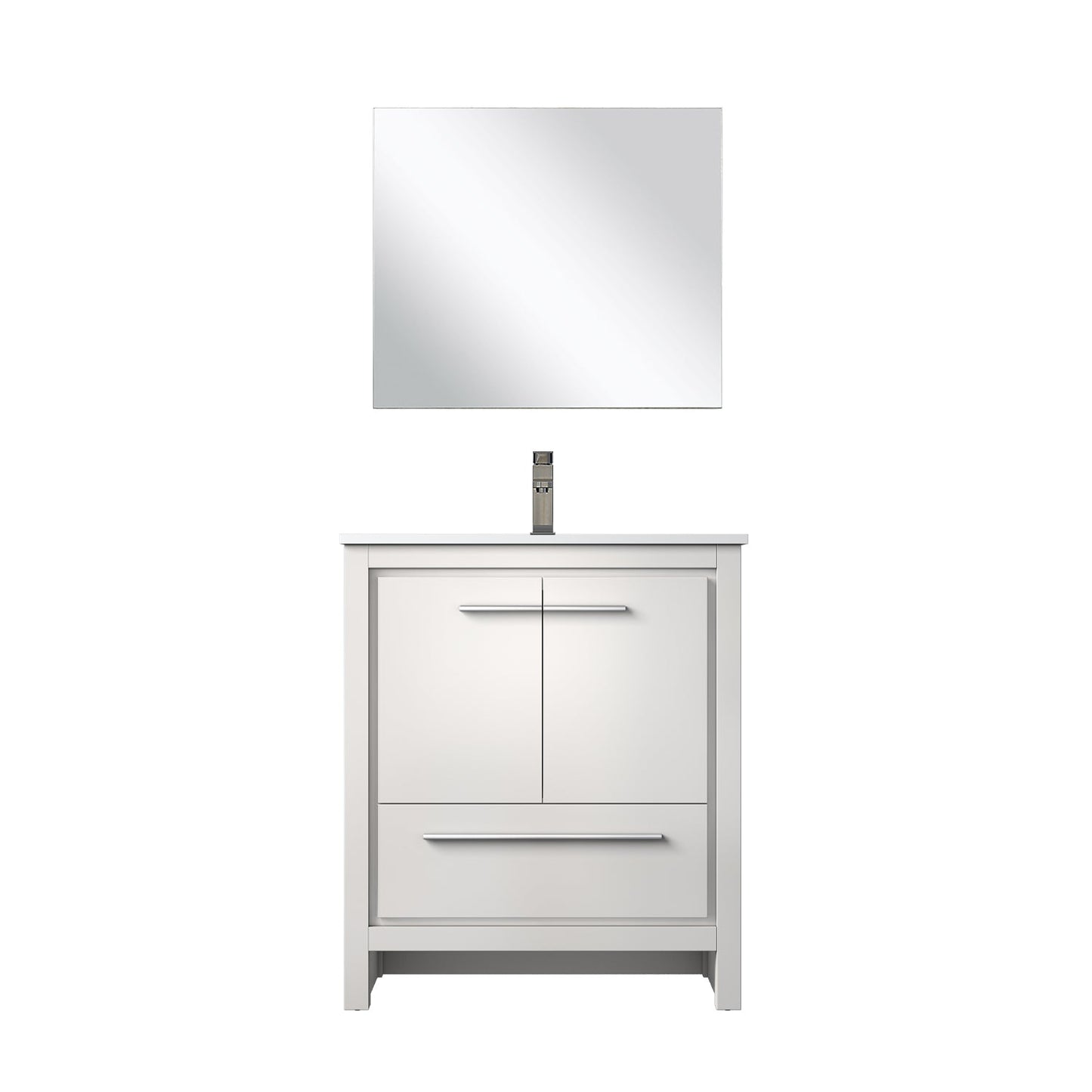 Lafarre 30 in W x 20 in D White Bath Vanity