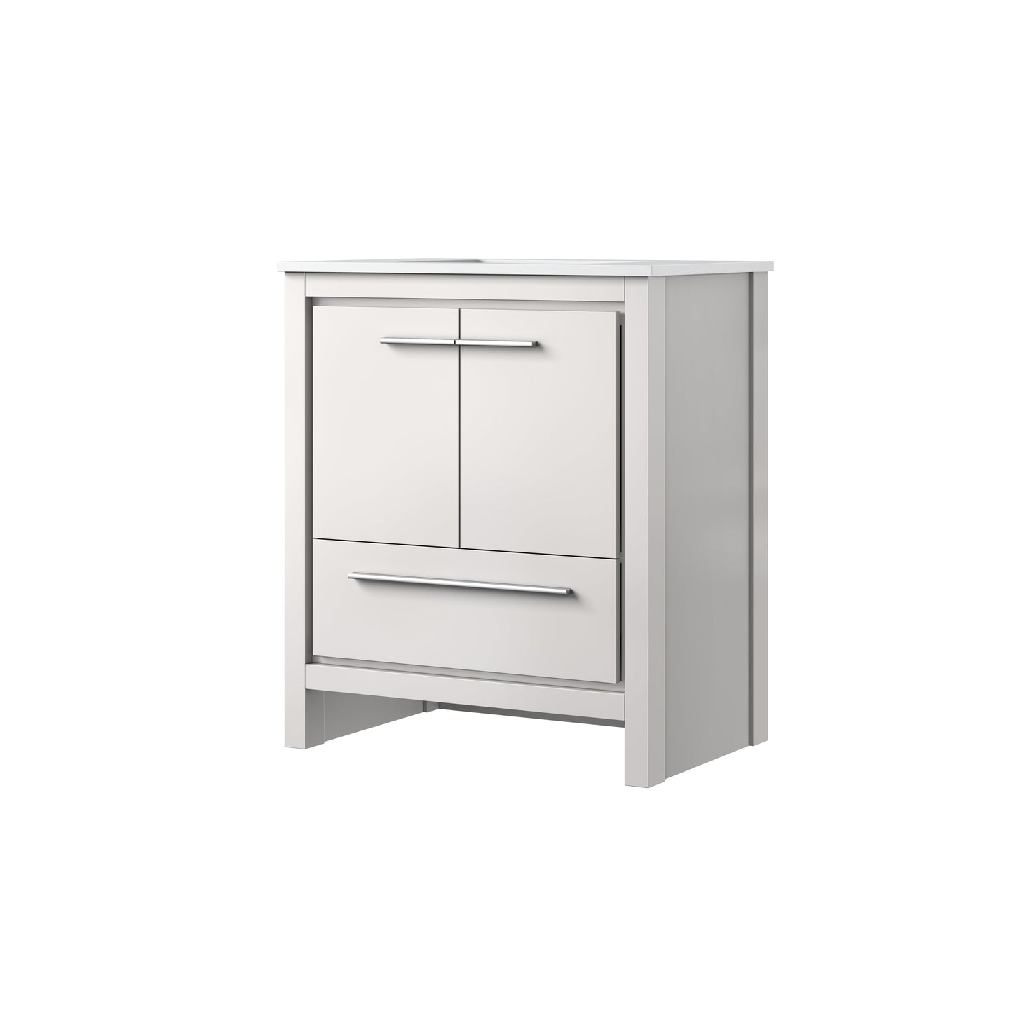 Lafarre 30 in W x 20 in D White Bath Vanity