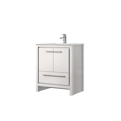 Lafarre 30 in W x 20 in D White Bath Vanity