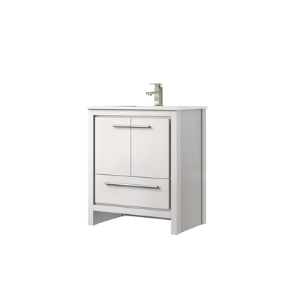 Lafarre 30 in W x 20 in D White Bath Vanity