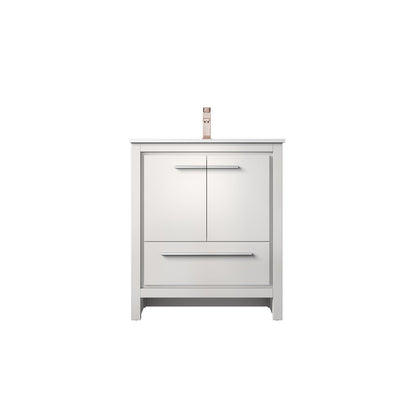 Lafarre 30 in W x 20 in D White Bath Vanity