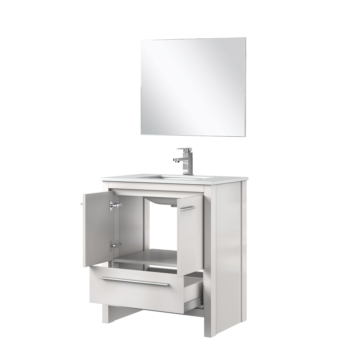 Lafarre 30 in W x 20 in D White Bath Vanity