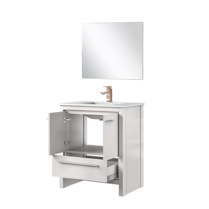 Lafarre 30 in W x 20 in D White Bath Vanity