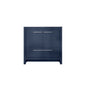 Lafarre 36 in W x 20 in D Navy Blue Bath Vanity