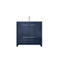Lafarre 36 in W x 20 in D Navy Blue Bath Vanity