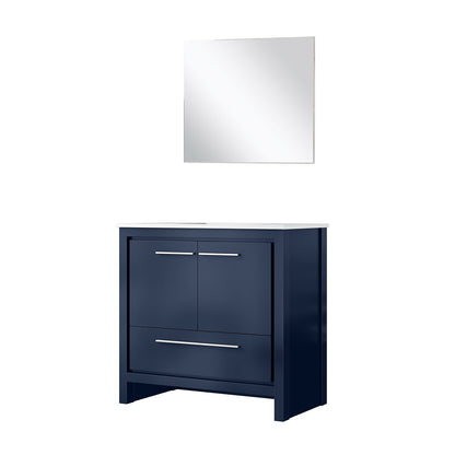 Lafarre 36 in W x 20 in D Navy Blue Bath Vanity