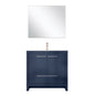 Lafarre 36 in W x 20 in D Navy Blue Bath Vanity