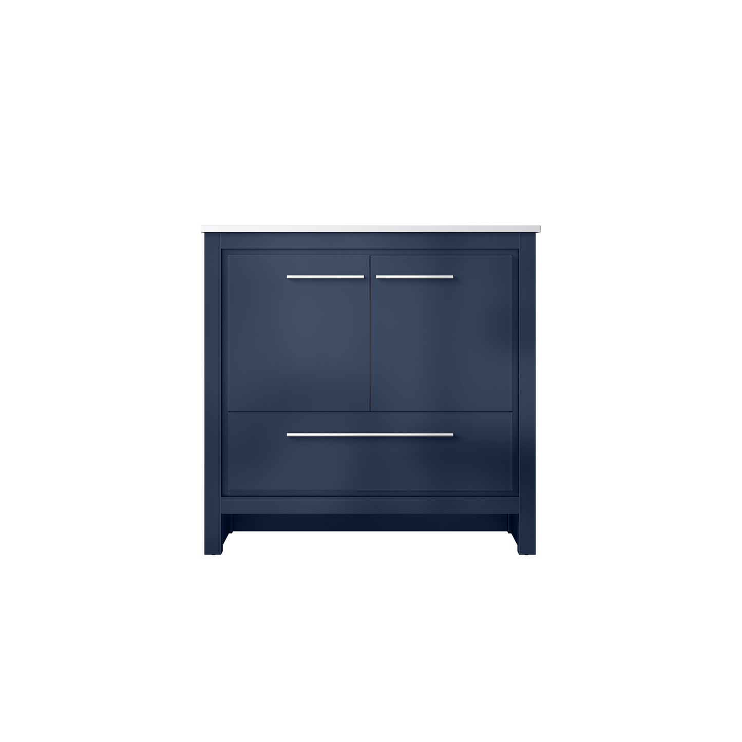 Lafarre 36 in W x 20 in D Navy Blue Bath Vanity