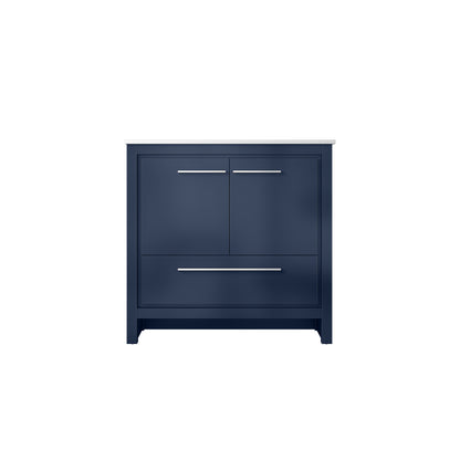 Lafarre 36 in W x 20 in D Navy Blue Bath Vanity