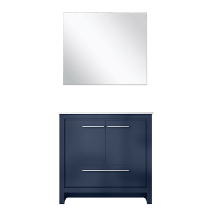 Lafarre 36 in W x 20 in D Navy Blue Bath Vanity