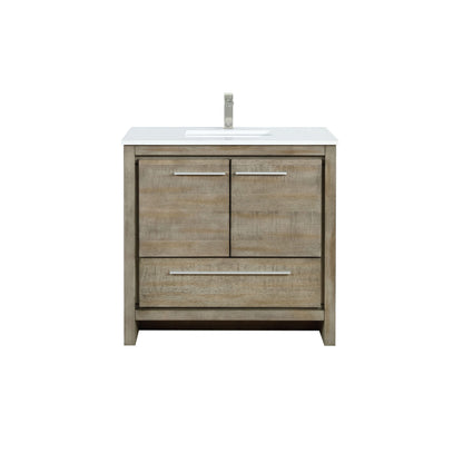 Lafarre 36 in W x 20 in D Rustic Acacia Bath Vanity
