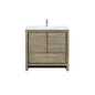 Lafarre 36 in W x 20 in D Rustic Acacia Bath Vanity