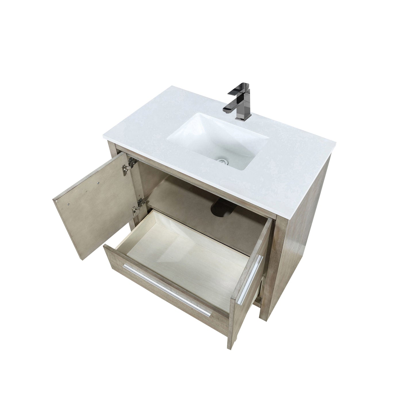 Lafarre 36 in W x 20 in D Rustic Acacia Bath Vanity
