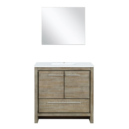 Lafarre 36 in W x 20 in D Rustic Acacia Bath Vanity