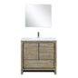 Lafarre 36 in W x 20 in D Rustic Acacia Bath Vanity